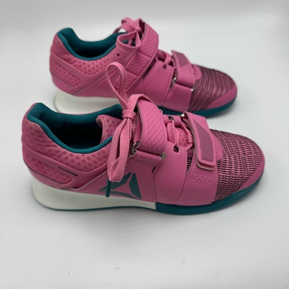 Reebok CrossFit Lifter Weightlifting Shoes Pink Teal Women’s Size 7 Sneaker